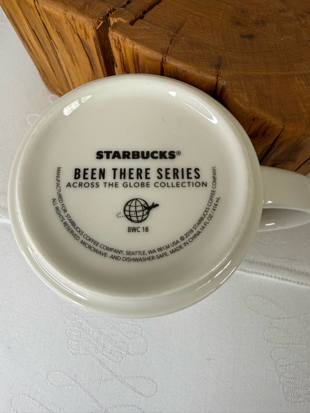 Starbucks Atlanta Mug Been There Series Orange Interior Georgia Collectible - Picture 6 of 6